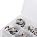 Miniatyrbillede 3 af 8: 400 stk. E-klips Circlips Sikringsringe 604 Rustfrit Stål Sortiment Sæt Kit til Lejer
