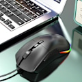 Miniatyrbillede 7 af 8: Trådløs mus med dobbelt tilstand, programmerbare knapper, RGB-baggrundsbelysning, justerbar DPI, ergonomisk gamingmus til spil, kontor og studie