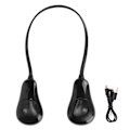 Pikkukuva 2 / 8: Kaulanauha Bluetooth-kaiutin Stereo Hands Free Noise Reduction Kannettava Puettava Kaiutin Kotiin Ulkoiluun Urheiluun Matkustamiseen Musta