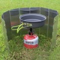 Miniatyrbillede 5 af 5: Vindbeskyttelse Aluminium Sammenklappelig Gas Komfur Vindbeskyttelse