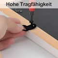 Miniatyrbillede 5 af 7: 12 stk. D-ring installationsbindinger med øjne, D-ring kroge, V-formede bindinger, kraftige installationsringe, sammenklappelige D-remhængere, kraftig rustfri