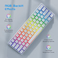 Miniatyrbild 6 av 7: Bluetooth/2.4G/USB 60% Mekanisk Gamingtangentbord RGB Hotswappable PBT Keycaps Trådlöst/Trådbundet Tangentbord för Windows PC Gamer