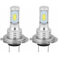 Pikkukuva 1 / 5: 2 kpl LED-sumuvalopolttimoa 80W 6000K universaali H7 LED-auton sumulamppu