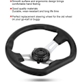Pikkukuva 2 / 5: 270mm Go-Kart -ohjauspyörä Buggy Go-Kart -kilpa-autoon
