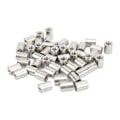 Miniatyrbillede 2 af 8: 50 stk. Koblingsmøtrik Rundstangforbindelse Hun-gevind 304 Rustfrit Stål M6x1.0 10 L13mm