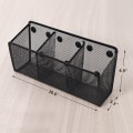 Pikkukuva 3 / 7: Magneettinen lyijykynäteline, mesh organizer erittäin vahvalla magneetilla jääkaappiin, valkotaulu, kaappitarvikkeet, toimistotarvikkeet