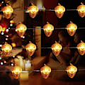 Miniatyrbillede 1 af 5: 3D Twinkle Acorn Fall Dekorationer Høst String Lights til