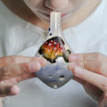 Miniatyrbillede 4 af 6: 6-hullet Ocarina, Alto C, Glaseret Keramik, Smukt Design, Gaveidé