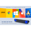 Miniatyrbillede 9 af 11: Computerhøjttalere, USB-drevne PC-højttalere til stationære computere og bærbare computere, med LED-lys, Plug and Play