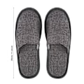 Miniatyrbild 9 av 9: 10 par engångstövlar för inomhusbruk, engångstövlar för hotell, reseslippers (grå)