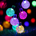 Miniatyrbild 2 av 5: Garden Solar String Lights 100st LED 39ft 8 Modes Crystal Ball multicolor