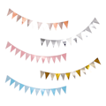 Miniatyrbillede 2 af 7: 5-delt sæt Vimpel Kæde Vimpel Banner 5 Meter 12Stk Vimpel