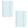 Miniatyrbillede 1 af 5: Stilfuld Mini Hardcover Læder Journal Notebooks Lomme notesblok