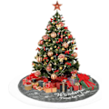 Pikkukuva 1 / 8: Anyingkai Tannenbaumdecke Rund Fell,Weihnachtsbaum