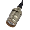 Miniatyrbillede 5 af 8: Loftslampe Holder 110V til 240V Retro Loftlampe Pærefatning Base Grøn Bronze