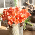 Miniatyrbillede 5 af 5: Calla Lily 10 stk. Kunstige Blomsterbuket til Bryllup Brud