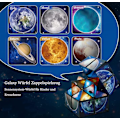 Miniatyrbild 4 av 5: 2 i 1 Stjärnhimmel Planet Infinity Cube Set, Magic Cube Original, 3D, Transformerande Kuber, Kreativ Dekompressionskub för Barn Vuxna -
