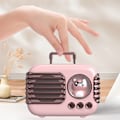 Miniatyrbild 4 av 5: Trådlös Bluetooth söt mini bärbar högtalare med TWS-parning, högt ljud