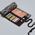 Miniatyrbillede 3 af 5: Farvede blyanter Wrap blyanter Roll Holder Farveblyanter