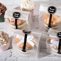 Miniatyrbillede 5 af 5: 100 stk. gennemsigtige plastikposer til cookies, slikposer, godteposer