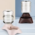 Miniatyrbillede 2 af 5: Automatisk vanddispenser til kæledyr, 3,8L mad/vanddispenser, springvand til katte og hunde