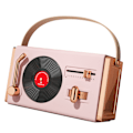 Miniatyrbild 4 av 5: Rosa utomhus Bluetooth-högtalare bärbar dekorativ hög ljudkvalitet USB-minnen stöd retro Bluetooth-högtalare för vardagsrumskontor