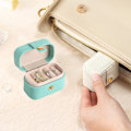 Miniatyrbillede 4 af 5: Ring Box Lille Rejse Smykkeboks Organizer, Mini Smykke Etui