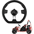 Pikkukuva 4 / 5: 270mm Go-Kart -ohjauspyörä Buggy Go-Kart -kilpa-autoon