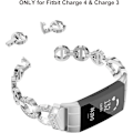 Miniatyrbillede 3 af 6: Kompatibel med Fitbit Charge 4-remme/Charge 3-remme til kvinder,