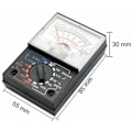 Miniatyrbilde 2 av 5: Analog Multimeter Elektrisk Voltimeter Kontinuitetstester YX 1000A AC DC