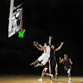 Miniatyrbilde 3 av 5: Basketballkurv Nett Utendørs Sport Glow in The Dark Nylon Basketballkurv Nett All Weather Tykk Standard Basketball Nett