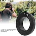 Miniatyrbillede 7 af 8: CPQ-objektivadapterring med bagdæksel til C-mount-objektiv til Pentax Q/Q10/Q7/QS1-kamera