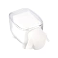 Miniatyrbillede 1 af 5: Mini Plast Bomuldsvat Opbevaringsboks Sød Får Støv Tæt Kosmetisk Bomuld Opbevaringsboks Husholdning Desktop Organizer