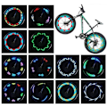 Miniatyrbillede 1 af 7: LED cykelhjul lys - Vandtætte cykelhjul lys