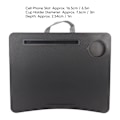Miniatyrbilde 6 av 8: Koppholder Skrivebord Skjød Forhindre Skli Ergonomisk Bærbar Skjød Laptop Skrivebord med Enhetslist for Opptil 15,6 Tommers Bærbare Datamaskiner