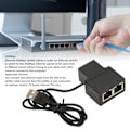Miniatyrbild 7 av 8: 100Mbps Ethernet Splitter RJ45 1 till 2 Hög Hastighet Ethernet Splitter Adapter med USB Strömkabel