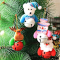 Miniatyrbillede 1 af 5: 4 stk. juletræspynt vedhæng jingle bells