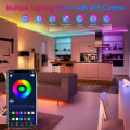 Pikkukuva 2 / 5: 6M 5050 RGB LED-nauha, kaukosäätimellä ohjattava valonauha