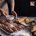 Miniatyrbillede 8 af 8: KITESSENSU Antihaft Baguetteform, Baguetteplade