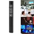 Miniatyrbilde 1 av 8: Presentasjonsklikker 2.4G RF-brikke ABS Silikonknapper Bærbar Plug and Play Trådløs Presentasjonsfjernkontroll for Kontor