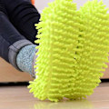 Miniatyrbillede 3 af 5: Mop Slippers Sko Dækker Støv Duster Slippers Rengøring Gulv