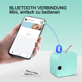 Pikkukuva 3 / 5: P12 Mini Bluetooth-tarratulostin, itseliimautuvat tarrat, yhteensopiva iOS- ja Android-puhelimien kanssa, lämpötarratulostin kotiin ja toimistoon