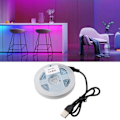 Miniatyrbilde 8 av 8: LED RGB Stripe Lys 5V Knappkontroll Tape Lys Fargeendring USB Drevet Stripe Lys For Soverom 5m / 16.4ft