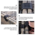 Miniatyrbillede 5 af 5: 6 stk. udendørs havemøbel clips sofa forbindelsesklemmer rattan