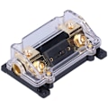 Miniatyrbild 2 av 8: 0/2/4 Gauge AWG Säkringshållare 1 In 1 Ut Inline ANL Block med 100A Säkring för Bil Båt Ljud