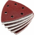 Miniatyrbild 1 av 5: Delta-slippappar 50 st 6 hål 90 x 90 x 90 mm korn 40 för deltaslipmaskiner Slippapper Slippapper