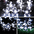 Miniatyrbilde 5 av 5: Solar String Flower Lights - Flere LED-lys til hager, gjerder og terrasser