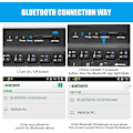 Pikkukuva 8 / 8: Pieni kannettava Bluetooth-näppäimistö puhelimeen