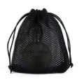 Miniatyrbillede 1 af 5: Yoga opbevaringspose i mesh - Holdbar nylon mesh pose med snørelukning - Mesh