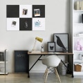 Miniatyrbild 2 av 6: Yoillione Felt Pin Board för sovrum Kontor Hem, Bulletin Black